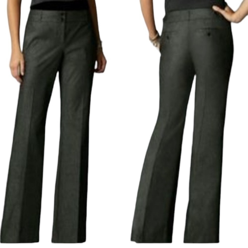 Ann Taylor LOFT Julie High Rise Trousers Grey Size 6